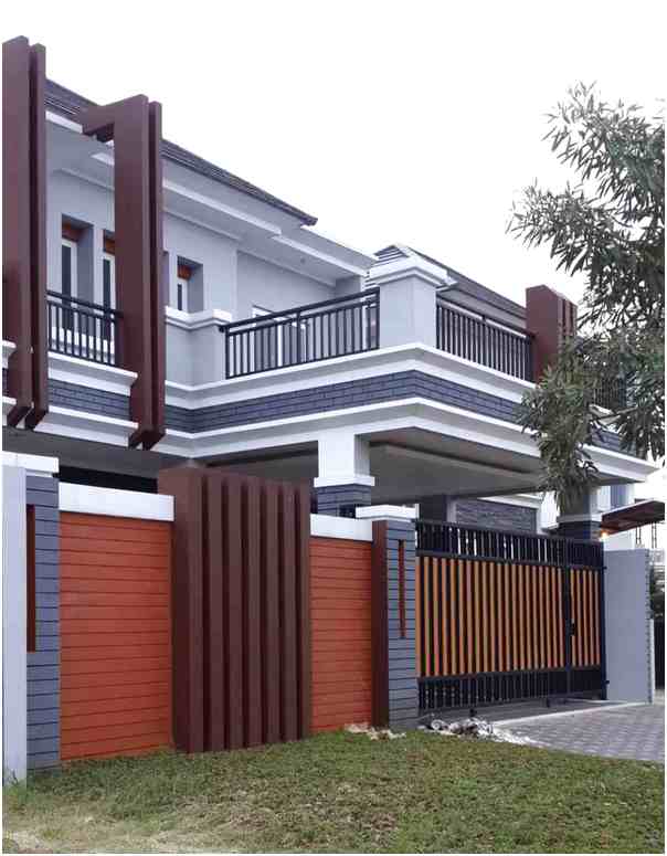 konsep desain pagar rumah minimalis mewah klasik terbaru