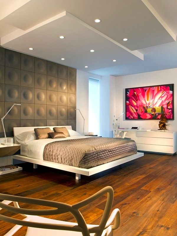 Desain Model Plafon Kamar Tidur Terbaru Elegan Kecil Gypsum