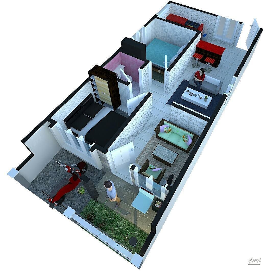 Gambar Denah Rumah Minimalis Terbaru