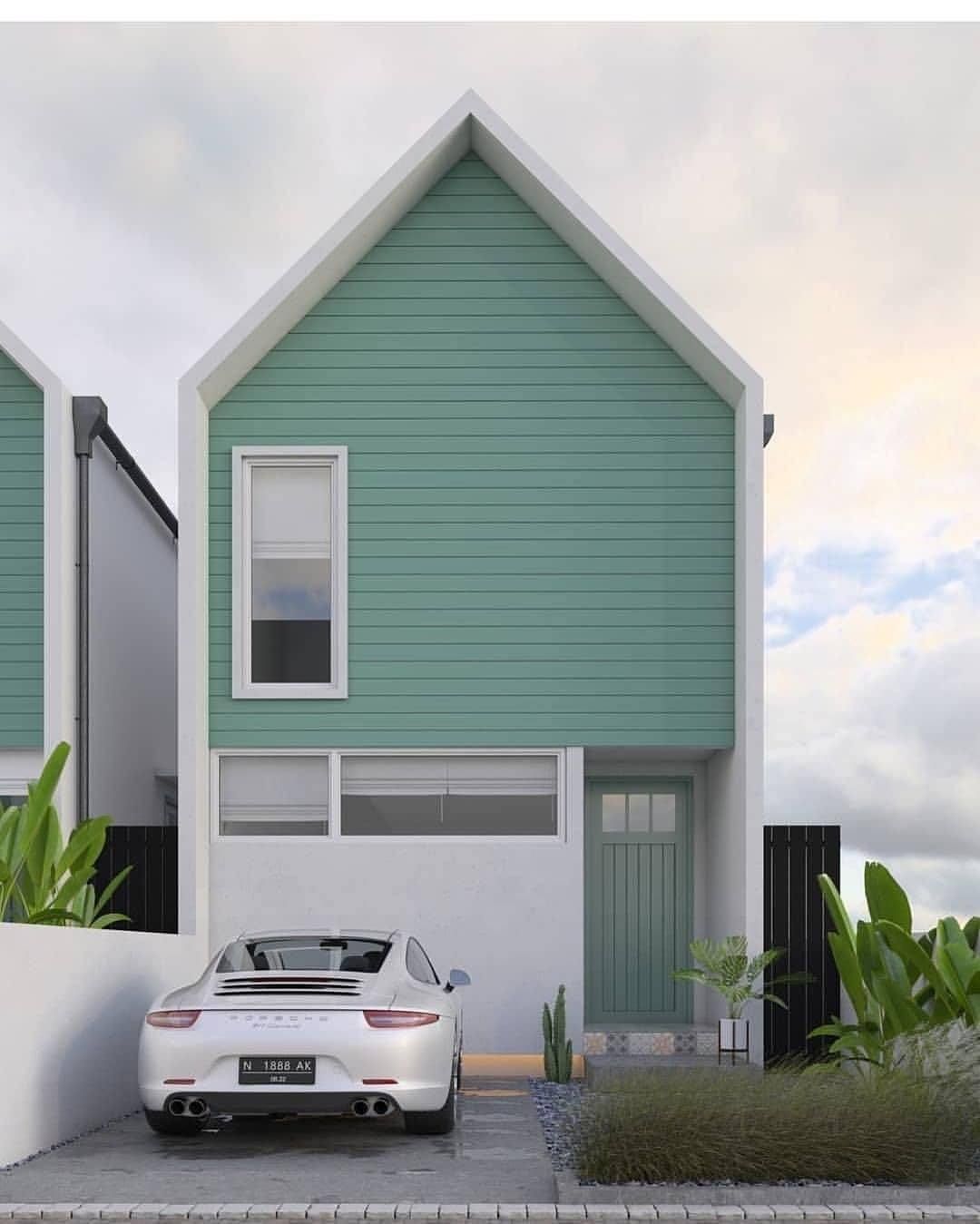 Model Rumah Minimalis 2 Lantai Tampak Depan Terbaru